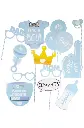 ACCESSOIRES PHOTOBOOTH - 12 PIÈCES Baby shower garçon
